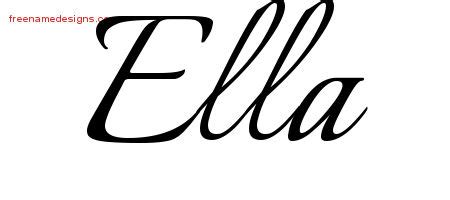 ella Archives - Free Name Designs