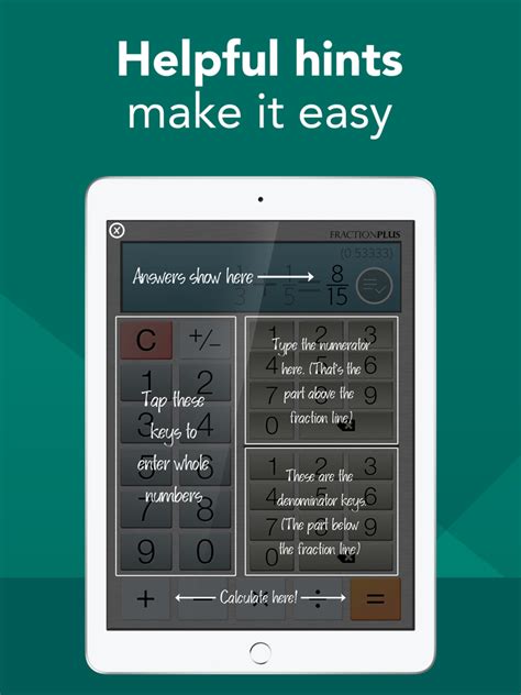 Fraction Calculator Plus #1 App for iPhone - Free Download Fraction ...