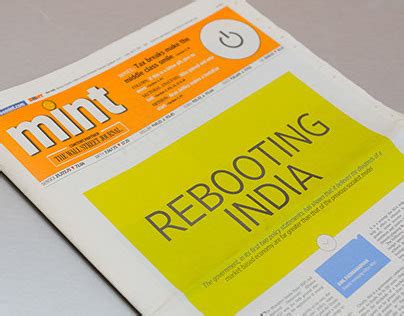 MINT Newspaper (Union Budget Edition) on Behance