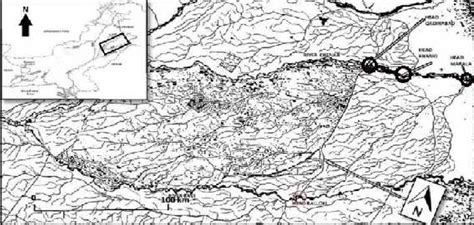 The Map of river Chenab along with three study sites i.e. Head Marala,... | Download Scientific ...