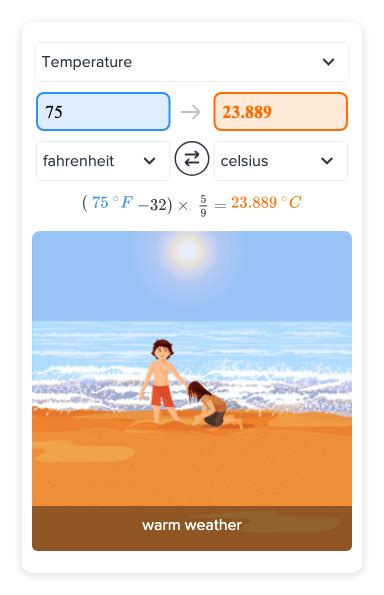 Flexi answers - What is 75°F in centigrade? | CK-12 Foundation