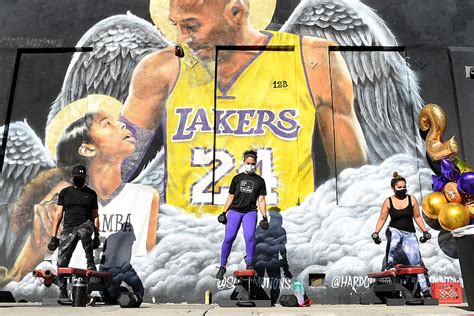 L.A. pays tribute on anniversary of Kobe Bryant's death, kobe bryant angel tribute HD wallpaper ...