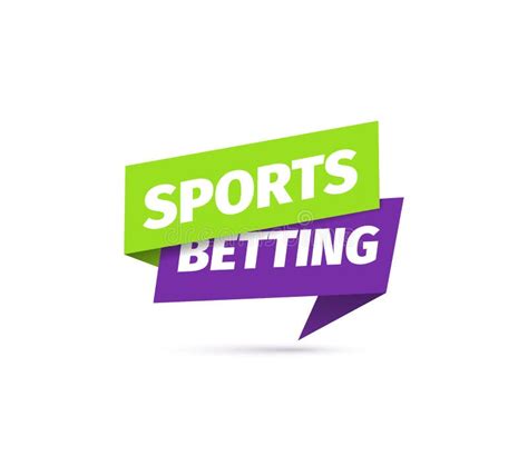 Sports Betting Isolated Vector Icon. Sticker for Online Bets Stock Vector - Illustration of logo ...