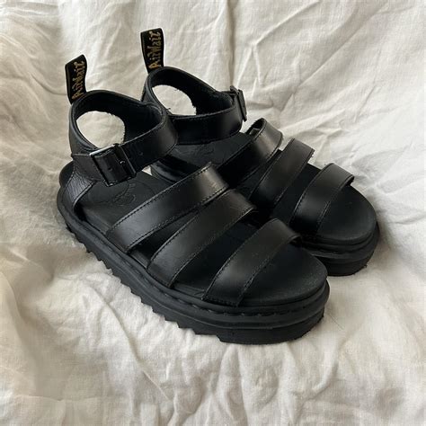 Dr. Martens Women's Black Sandals | Depop