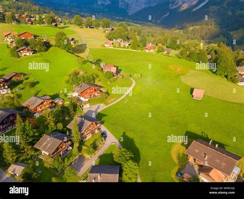 Famous village Grindelwald in swiss alps - starting point for train ...