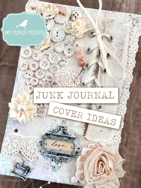 Junk Journal Cover Ideas & Inspiration Diy Journal Books, Art Journal Cover, Junk Journals ...