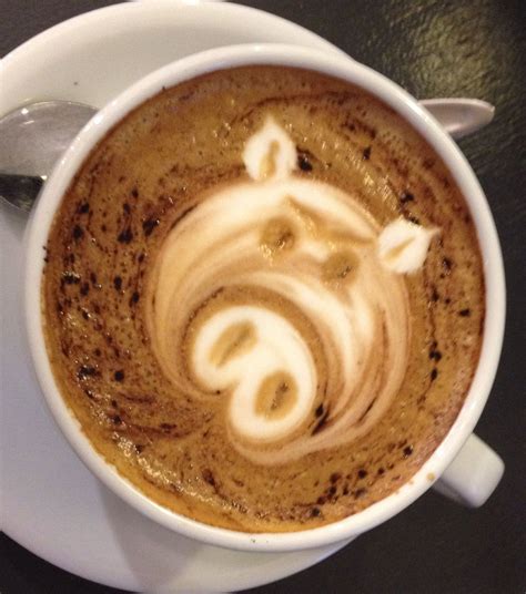 Barista art at original coffee Creative Coffee, Coffee Art, Barista ...