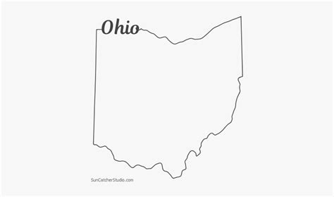 Ohio State Outline SVG