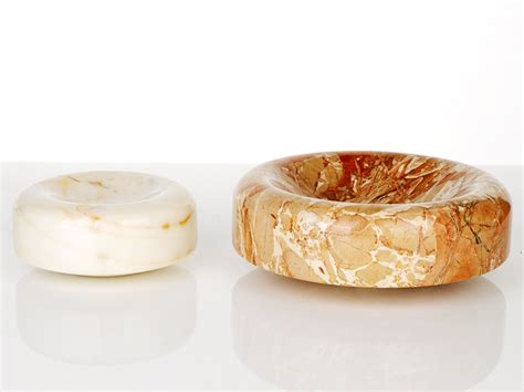 Two Large Marble Ashtrays, c. 1960 - Shapiro Auctioneers