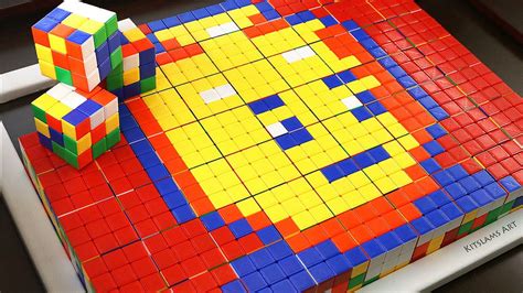 https://flic.kr/p/V9rQ2d | It's my Rubik's Cube Mosaic of the Lego character. Watch the Video ...