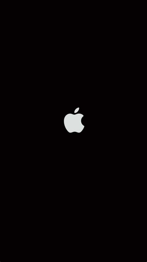 Plain Black iPhone 6 Wallpaper 27063 - Logos iPhone 6 Wallpapers #Apple #Logo #iPhone #6 #W ...