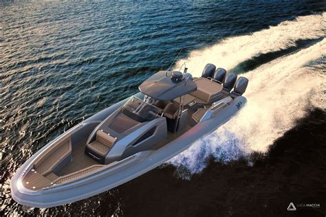 Prince 50 - 15m RIB with luxury interior by Luca Macchi | Rib boat ...