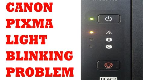 Canon PIXMA light blinking error problem solved - YouTube