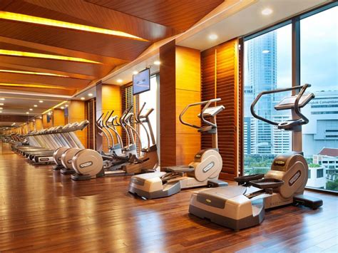 Gym | Siam Kempinski Hotel Bangkok | Home gym design, Hotel gym, Gym flooring