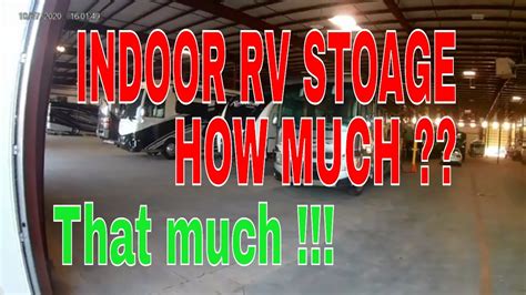 Indoor RV storage - How much?? Where? - YouTube