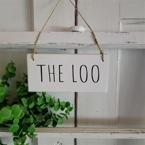 The loo sign bathroom decor | Etsy