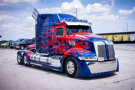 Transformers Optimus Prime Western Star Truck
