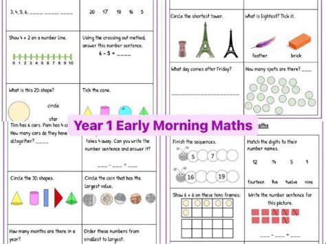 Year 1 Early Morning Maths | Teaching Resources