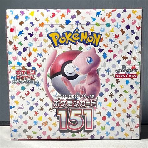 Pokemon 151 Booster Box Japanese JAP ( SEALED ), Hobbies & Toys, Toys & Games on Carousell