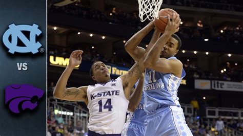 North Carolina vs. Kansas State Basketball Highlights (2015-16) - YouTube