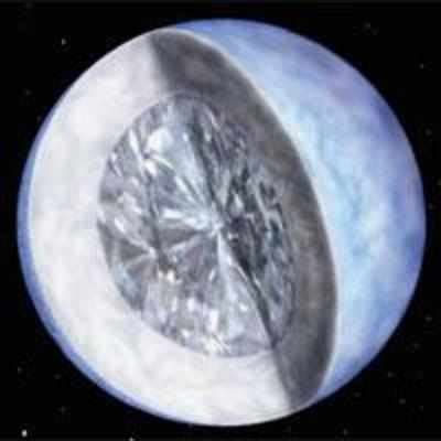 Diamond planet discovered in the Milky Way