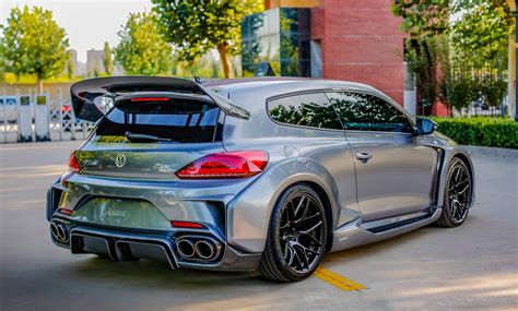 VW Scirocco R Widebody Monster by Aspec Comes from China - autoevolution