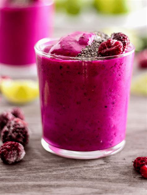 Dragon Fruit Smoothie Recipe | Healthy Berry Pitaya Drink