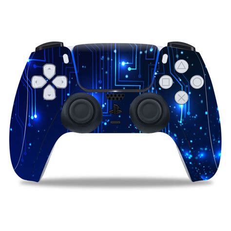 PS5 Controller Skins - CPU / Blauw | PS5 Controller Skins | Consoleskins