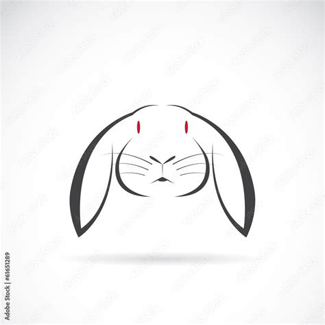 Vector image of an rabbit Stock Vector | Adobe Stock