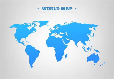 Vector Blue World Map 124613 Vector Art at Vecteezy