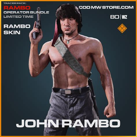 Tracer Pack: Rambo Operator Bundle Limited Time - Warzone & BO6 Bundle