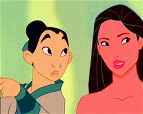 Mulan and Pocahontas