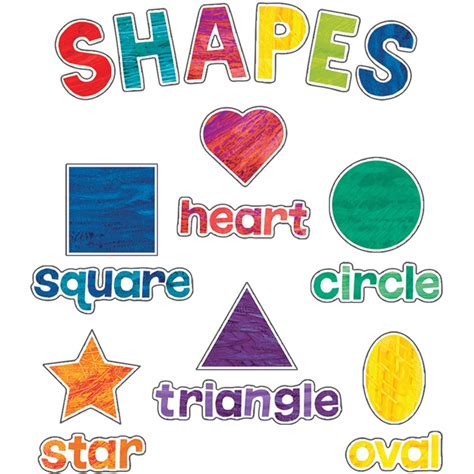 World of Eric Carle Shapes Mini Bulletin Board Set - CD-110459