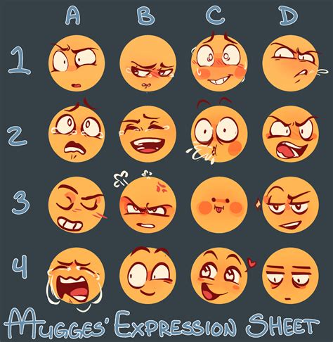 Character Expression Chart Drawing Expressions Chart Our Drawings | The Best Porn Website