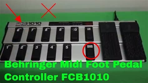 How To Use Behringer Midi Foot Pedal Controller FCB1010 Review - YouTube