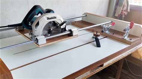 Make A Circular Saw Sliding Guide || DIY Circular Saw Track – Diypzy