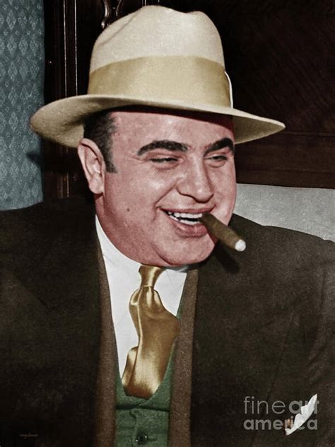 Al Capone Scarface Mafia Crime Boss 20170628 Poster by Wingsdomain Art and Photography