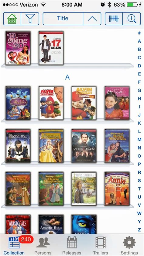 An Organized Family: Organizing Your DVD Collection