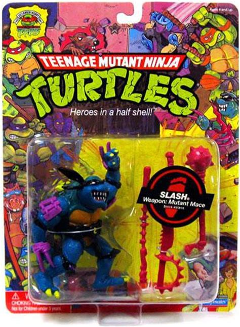 Teenage Mutant Ninja Turtles TMNT 1987 25th Anniversary Slash 5 Action Figure Playmates - ToyWiz