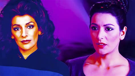 Why Troi Didn’t Wear A Star Trek Uniform Until Later In TNG