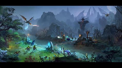 Dota 2, Dragon, Fantasy Art, Artwork, Video Games, Dire, Pudge, Drow ...