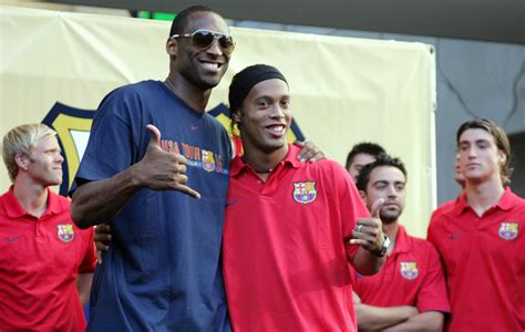 Ronaldinho reflects on introducing 17-year-old Lionel Messi to Kobe ...