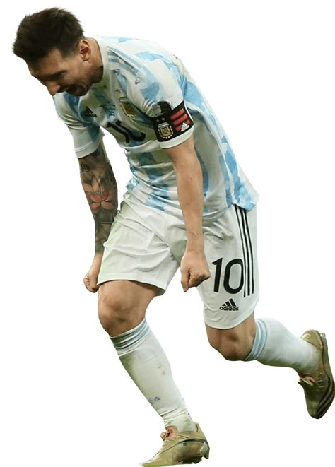 Lionel Messi Argentina football render - FootyRenders