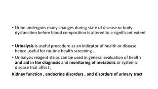 Urinalysis principle | PPT