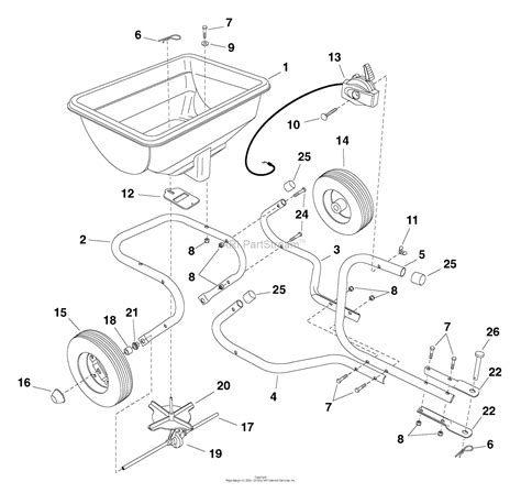 Husqvarna BS 85 Broadcast Spreader (45-03151) (2005-06) Parts Diagram for Broadcast Spreader