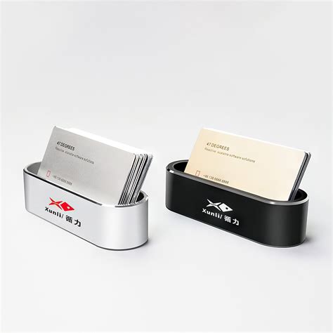 Aluminum Alloy Business Card Holder Office Desktop Business Card Displ – CREATORALLY