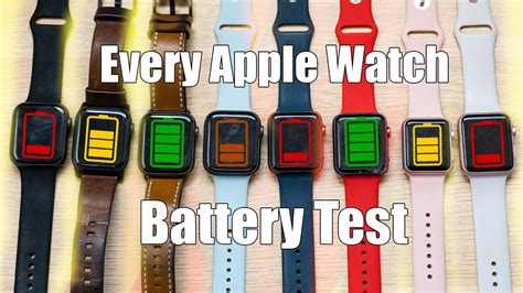 EVERY Apple Watch Battery Life Comparison - 18 HOURS NO WAY?! - YouTube