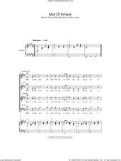 Mull Of Kintyre sheet music for choir (PDF)