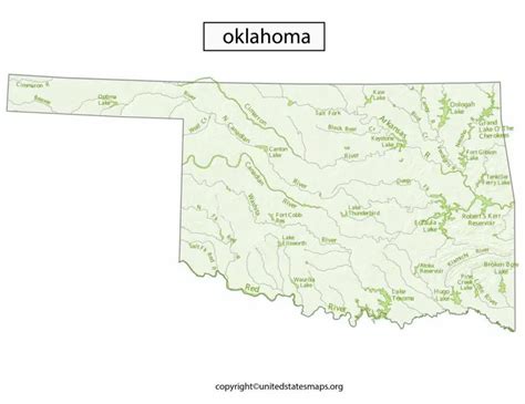 Oklahoma Political Map | Political Map of Oklahoma