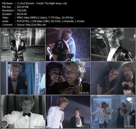 Rod Stewart - Twistin' The Night Away - Download Music Video Clip from VOB Collection «Rock ...